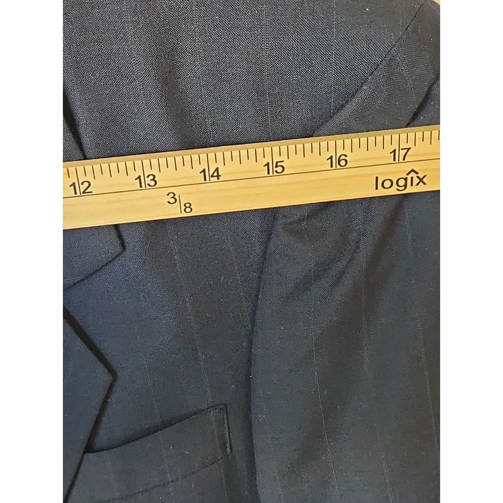 Christian Dior Sport Coat Mens 40R Navy Blue Classic Fit Suit Jacket